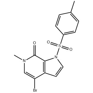 4-bromo-6-methyl-1-tosyl-1H-pyrrolo[2,3-c]pyridin-7(6H)-one CAS No.:1445993-87-2